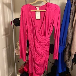 NEW STILL WITH TAG H&M HOT PINK NIGHT OUT DRESS